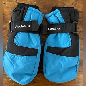 Auclair Youth Blue and Black Mittens